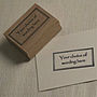 Personalised Any Text Rubber Stamp / Bespoke Stamper, thumbnail 2 of 3