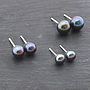 Freshwater Pearl Studs, thumbnail 3 of 6
