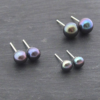 Freshwater Pearl Studs, 3 of 6