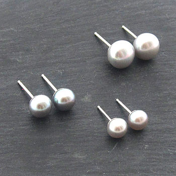 Freshwater Pearl Studs, 5 of 6