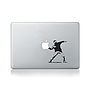 Banksy Throwing Man Decal For Macbook, thumbnail 1 of 4