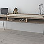Ellie Reclaimed Wood Desk With Steel Legs, thumbnail 2 of 5