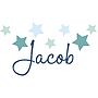 Star Name Fabric Wall Stickers, thumbnail 4 of 7