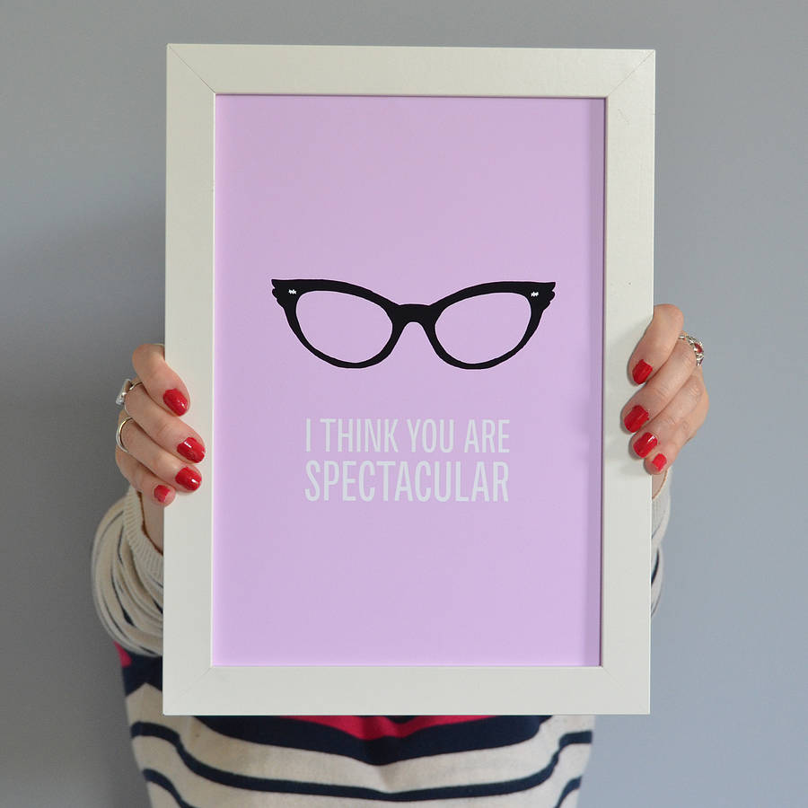 'I Think You Are Spectacular' Vintage Print, 1 of 2