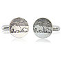Sterling Silver Elephant And Baby Elephant Cufflinks, thumbnail 2 of 6