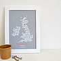 Personalised 'Home Is Where The Heart' Print, thumbnail 1 of 5
