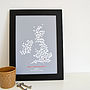 Personalised 'Home Is Where The Heart' Print, thumbnail 3 of 5