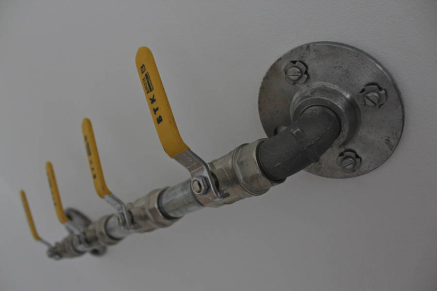 Tara Industrial Steel Pipe Coat Rack/Hooks By Urban Grain