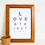 Personalised 'Love At First Sight' Print, thumbnail 2 of 3