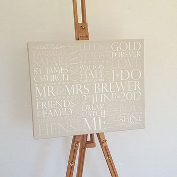 Personalised Family Couple Words Print, 4 of 11