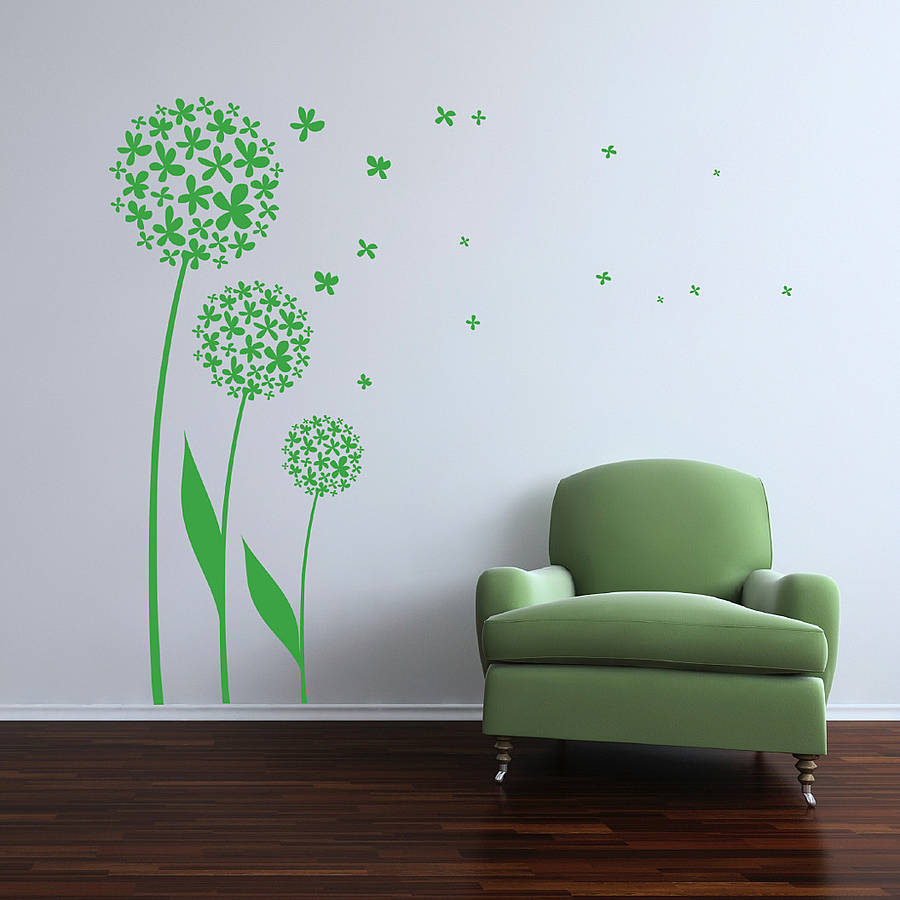 dandelion 02 wall sticker by spin collective ...
