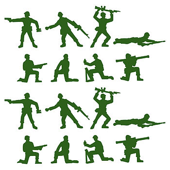 Toy Soldier Wall Stickers, 2 of 3