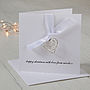 Personalised Wire Heart Christmas Card, thumbnail 1 of 4