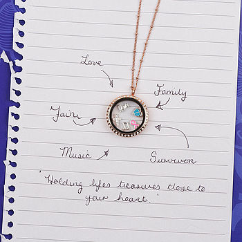 Lockets Of Love Charm Locket Necklace, 7 of 12