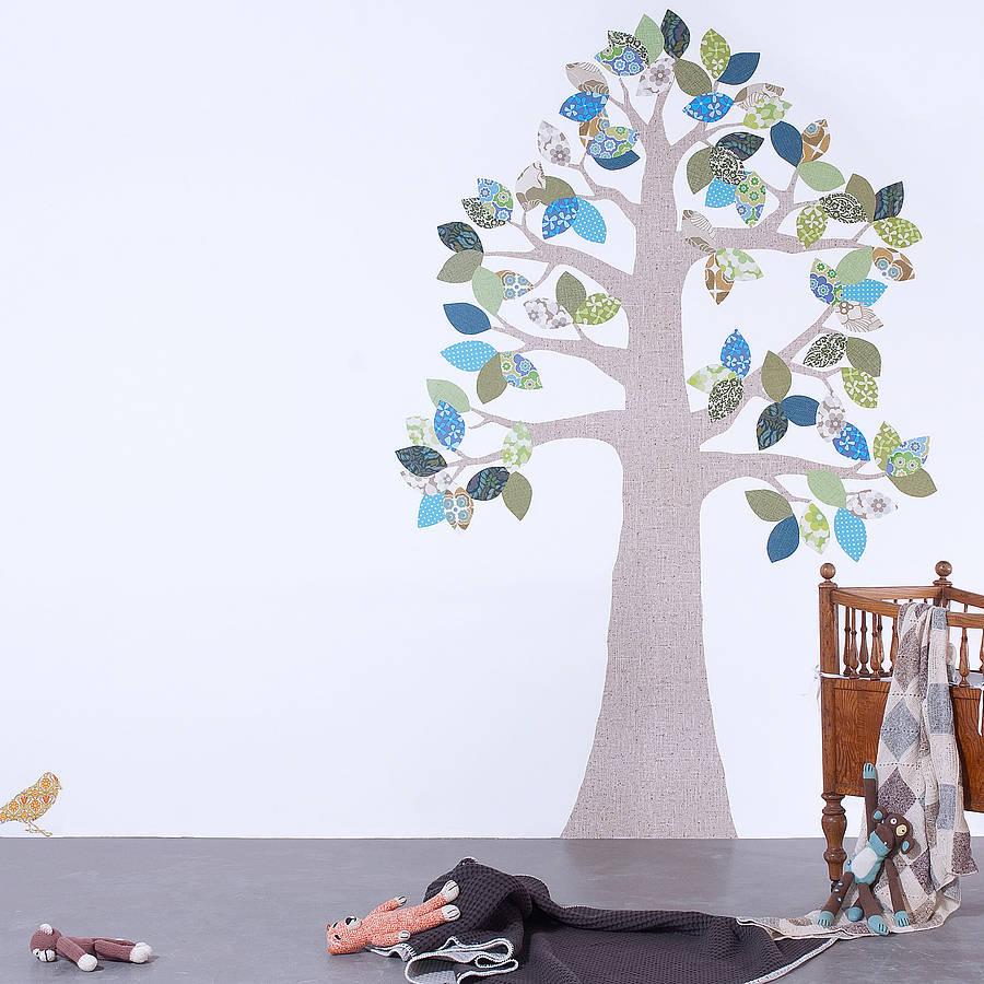 Vintage Wallpaper Tree Decal By Little Baby Company