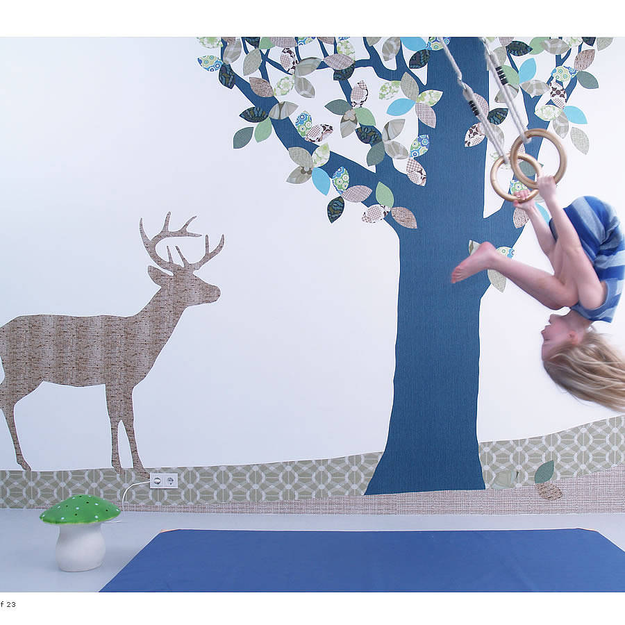 Vintage Wallpaper Tree Decal By Little Baby Company