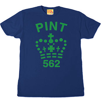 Single Pint Top Tshirt In A Range Of 11 Colours, 7 of 11