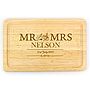 Mr And Mrs Personalised Chopping Board, thumbnail 1 of 3