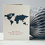 Personalised Destination Map Card, thumbnail 3 of 10