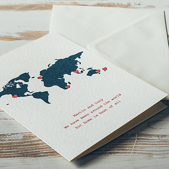Personalised Destination Map Card, 5 of 10