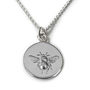 Personalised 21st Birthday Sterling Silver Bee Necklace, thumbnail 4 of 6