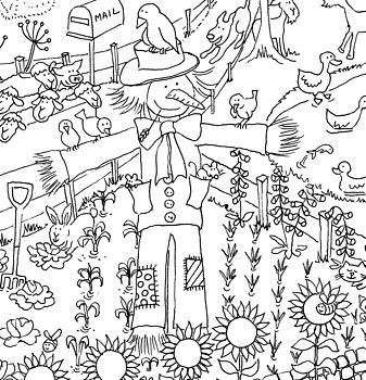Farm Colouring In Poster, 4 of 4