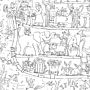 Noah's Ark Colouring In Poster, thumbnail 2 of 5