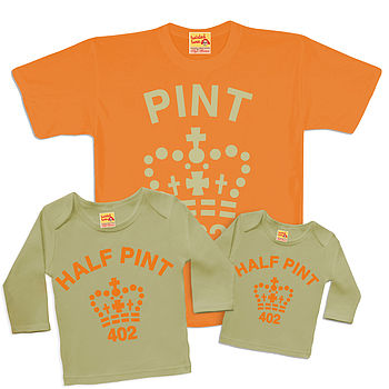 Matching Pint / Half Pint Trio Set Dad Sons Daughters, 6 of 7