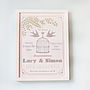 Lovebirds Personalised Wedding Day Print, thumbnail 2 of 5