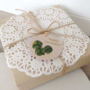 Pack Of 10 'Cheeky Little Sprout' Christmas Gift Tags, 2 of 3