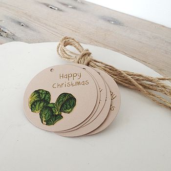 Pack Of 10 'Cheeky Little Sprout' Christmas Gift Tags, 3 of 3