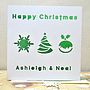 Personalised Laser Cut Christmas Pudding Card, thumbnail 2 of 3
