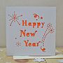 Laser Cut Happy New Year Card, thumbnail 4 of 4