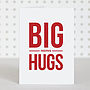 'Big Festive Hugs' Christmas Card, thumbnail 2 of 3