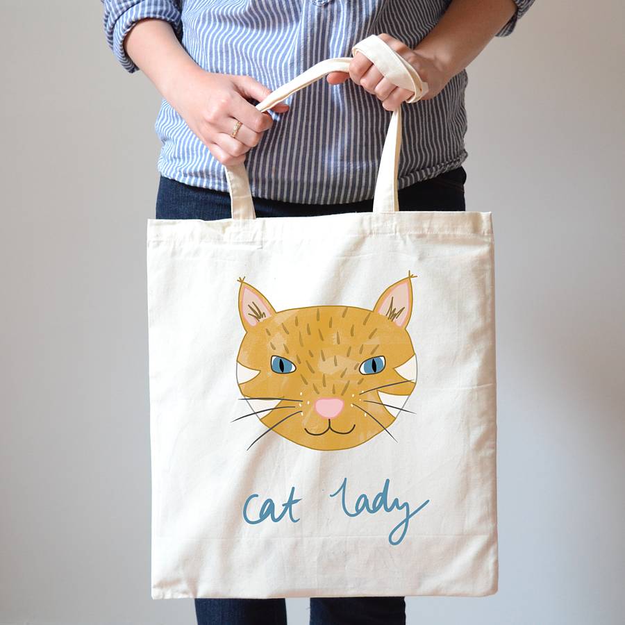 Personalised Cute Animal Tote Bag By Hannah Stevens