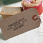 'Baked With Love' Rolling Pin Rubber Stamp, thumbnail 2 of 3