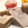 Personalised 'Baked By…' Cupcake Rubber Stamp, thumbnail 5 of 5