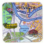 Set Of Six Bristol Map Coasters, thumbnail 5 of 10