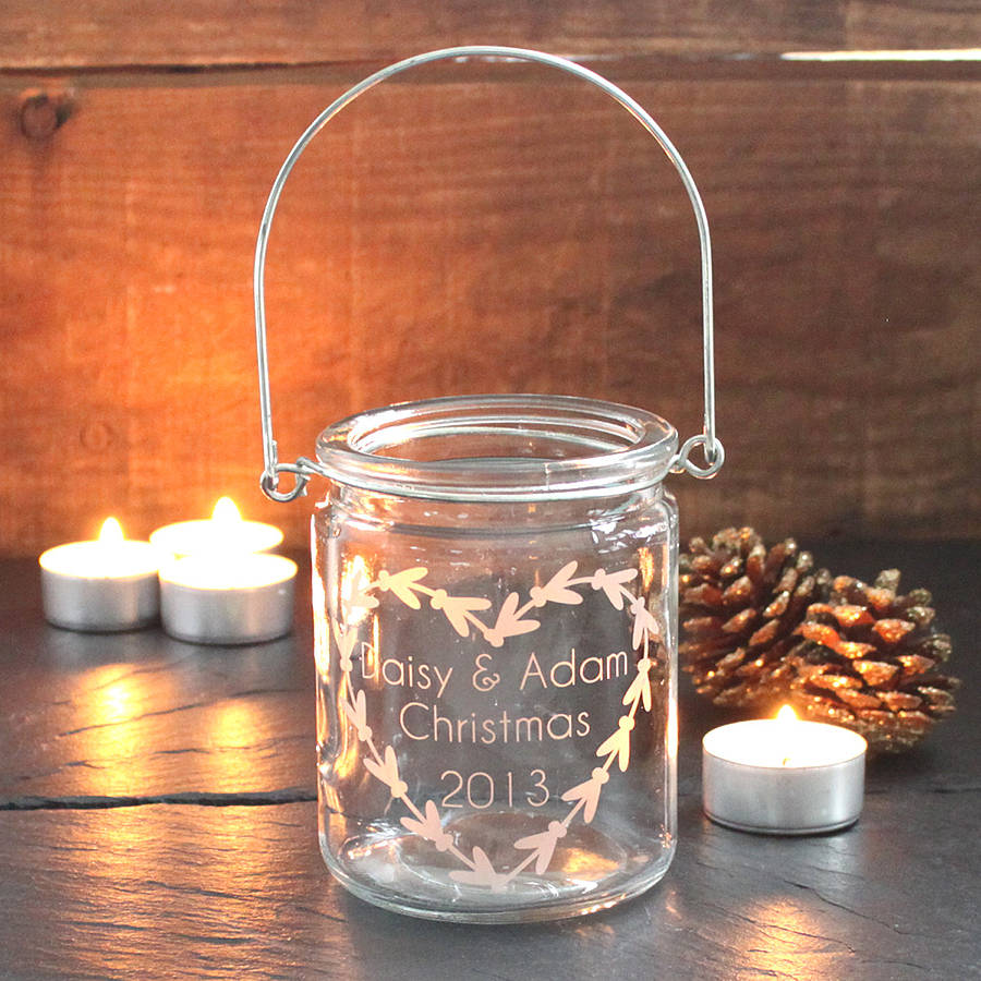 personalised heart candle holder by becky broome | notonthehighstreet.com