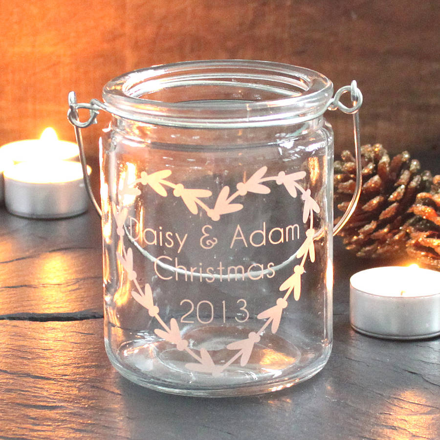 Personalised Heart Candle Holder By Becky Broome | notonthehighstreet.com