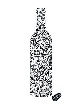 'Wine Types' Art Print, 2 of 5