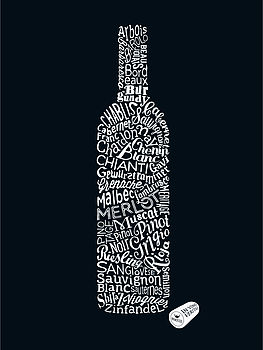 'Wine Types' Art Print, 4 of 5