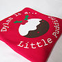 Personalised 'Little Pudding' Christmas Baby Grow, thumbnail 4 of 6