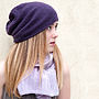Cashmere Beanie Hat, thumbnail 5 of 11