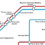 Personalised Couple's Tube Map, thumbnail 8 of 8