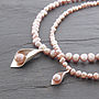 Calla Lily Pearl Necklaces, thumbnail 3 of 9
