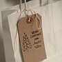Personalised Christmas Tree Rubber Stamp, thumbnail 2 of 2