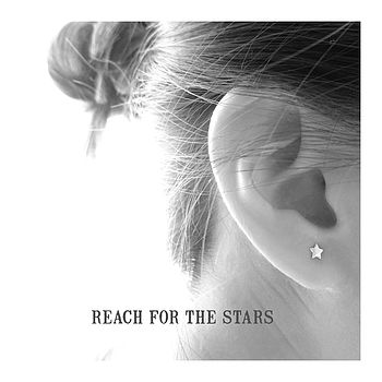 Silver Star Earrings. Reach For The Stars, 3 of 5