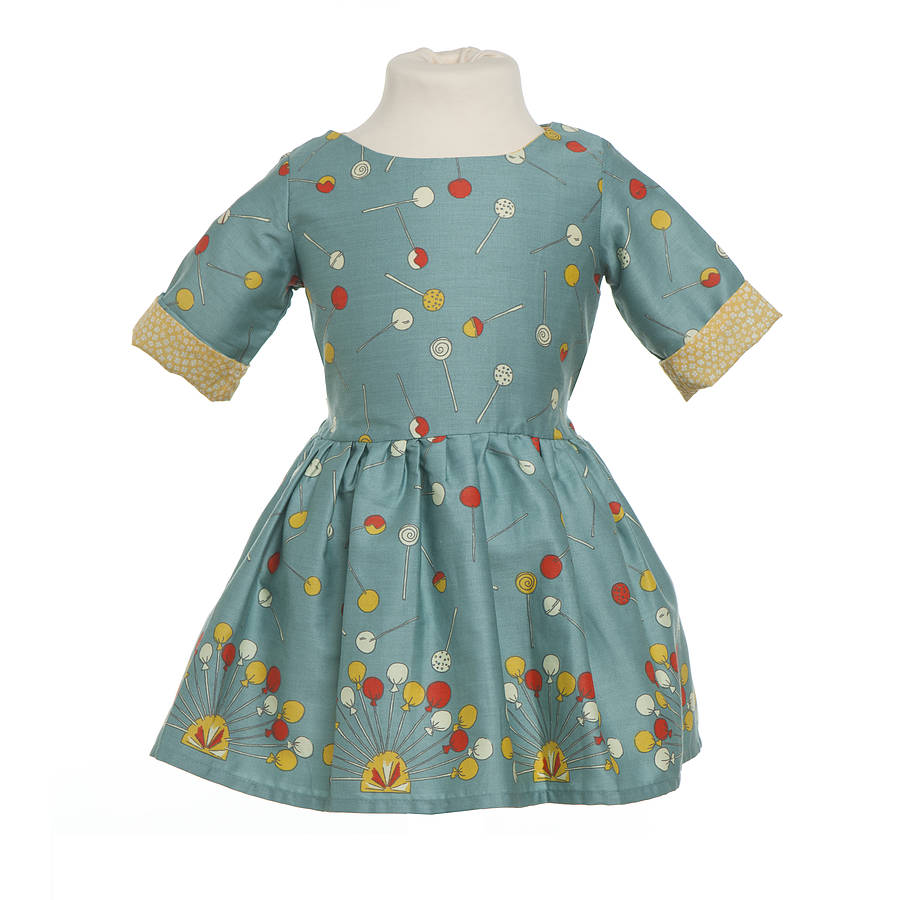 Betty Lollipop Print Dress By Palava | notonthehighstreet.com