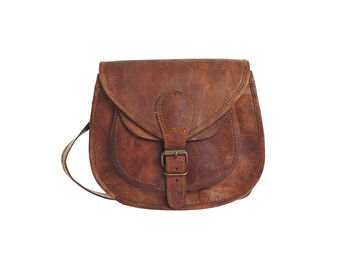 Personalised Vintage Saddle Bag Small, 5 of 12